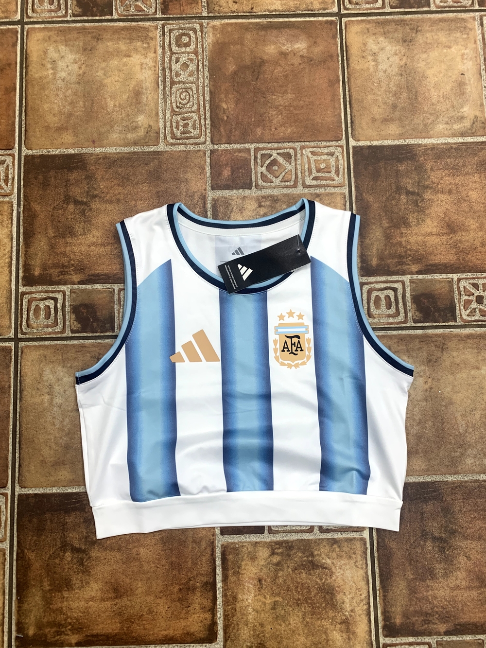 adidas Argentina 2026 World Cup Training Vest Jersey Size M
